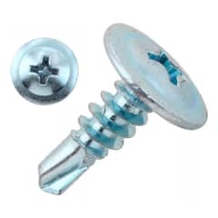 GENERICO - Tornillo Cabeza De Lenteja 8X1/2 Punta Broca 100 Unidades