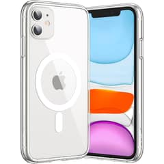 GENERICO - Carcasa Para iPhone 11 Magsafe Transparente Antigolpe