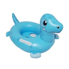 DEFENSOR FOREVER - Flotador Inflable Piscina Diseño Dinosaurio Celeste
