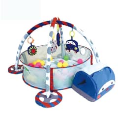 IRM - ALFOMBRA GIMNASIO 3 EN 1 DE ESTIMULACION PARA BEBE AZUL