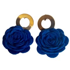 CATHALIFAUDJOYAS - Aros de fieltro y acero