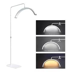 ANGELES DEL HOGAR - Lampara Luz Led Media Luna Profesional Blanca