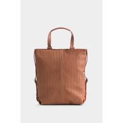 VELEZ - Mochila calafate de cuero para mujer grabado canasta