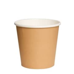 OMNIPACK - Vaso Polipapel Kraft Blanco de 4 oz (50 Unidades)