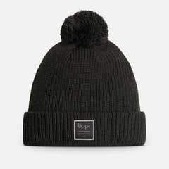LIPPI - Gorro Unisex Fly Line Pom Blend-Pro Beanie Negro