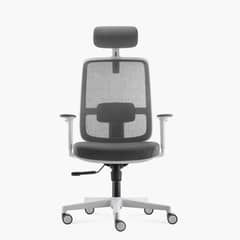 FORM OFFICE - Silla Oficina Lotto con cabecero Gris Claro Form