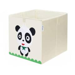 KIVARA - Caja Organizador Juguetes Ropa Infantil Oso Panda