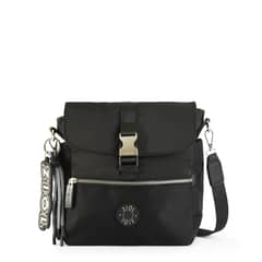 ZIOL - Cartera bandolera con tapa mediana tavira negro