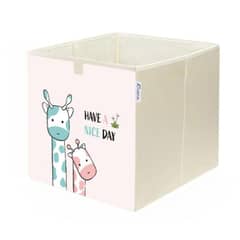 KIVARA - Caja Organizador Juguetes Ropa Infantil Jirafas