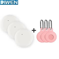 DIWEN - Dispositivo antipérdida para iPhone funda protectora Rosa 3 Pack