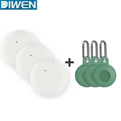 DIWEN - Dispositivo antipérdida para iPhone funda protectora Verde 3 Pack