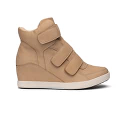 CARBIN - Zapatilla Mujer Beige Arleys