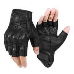 MOTOWOLF - Guantes Cuero para motociclismo 0302B