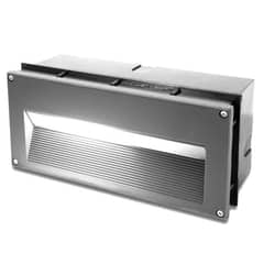 LUTEC - Foco Empotrado A Muro 14W Luz Cálida - Gris