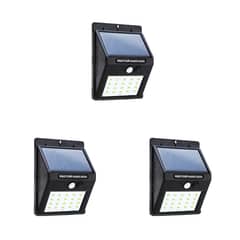 HB LEDS - Pack 3 Foco Solar LED Con Sensor De Movimiento 5W