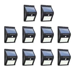 HB LEDS - Pack 10 Foco Solar LED Con Sensor De Movimiento 5W