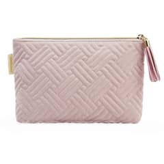 BAGSMART - Cosmetiquero de Viaje Compacto Rosado