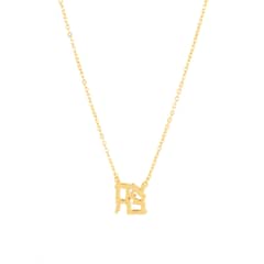 BOAZ JOYAS - COLLAR AHABA BAÑADO EN ORO