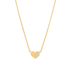 BOAZ JOYAS - COLLAR AMORE BAÑADO EN ORO