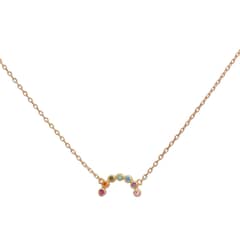 BOAZ JOYAS - COLLAR ARCOÍRIS BAÑADO EN ORO