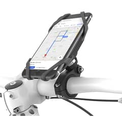 TECMASTER - Soporte de Celular para Bicicleta y Motos Anti Vibraciones - Negro
