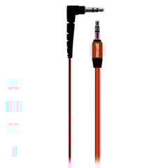 MAXELL - Cable Para Audio Plano Con Conectores De 35mm A 35mm Rojo