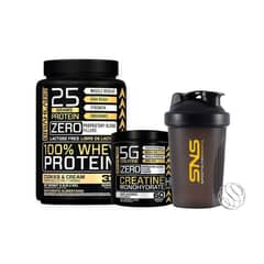 GENERICO - PACK PROTEINA 100% 1KG COOKIES+ CREATINA + SHAKER - BRIAHLABS