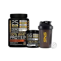GENERICO - PACK PROTEINA 100% 1KG CHOCOLATE+ CREATINA + SHAKER - BRIAHLABS