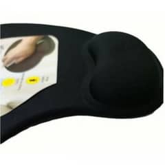 BOCCINI - Mouse Pad de Tela Tipo Gota Negro
