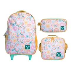 MOOSE - Pack Escolar mochila ruedas + estuche+ lonchera