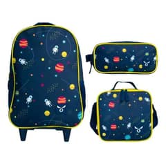 MOOSE - Pack Escolar mochila ruedas + estuche+ lonchera