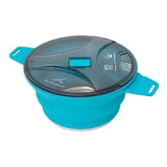 ANDESGEAR - Olla Plegable De Silicona 2,5L Turquesa