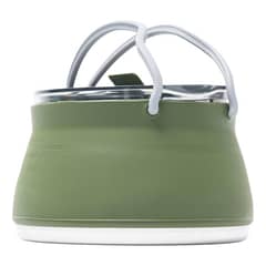 ANDESGEAR - Olla Plegable De Silicona 1L Verde