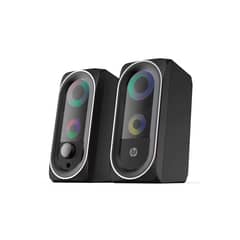 HP - Parlantes Gamer RGB DHE-6001 Jack 3.5mm 6W