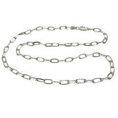 JOYAS MYTOKE - Cadena Collar Mujer 45 cm Eslabon Limada Plata 925
