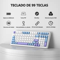AIZO - Teclado Mecánico F99 Gamer estructura de Gasket