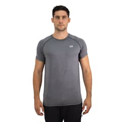 HARDWORK - Polera Dry Fit Hw Spx Manga Corta Hombre Carbon Grey