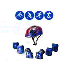 HOOK - Set de casco y protecciones Azul HK-331 Talla S