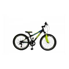POWERBIKE - BICICLETA ARO 24 GALAXY NEGRA - VERDE