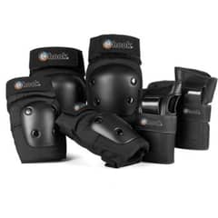 HOOK - Set de Protecciones (Rodilla-Codo-Muñeca) Negro 403 Talla L