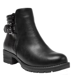 BRUNO ROSSI - Botin Casual Mujer Negro