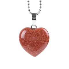 ARTESANA - Collar Protector Corazón Polvo de Oro