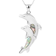 ARTESANA - Collar Protector Delfines Tornasol