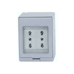 STANFORD - Tomacorriente Doble 10/16a Hydrobox Exterior Ip55 250v Sec