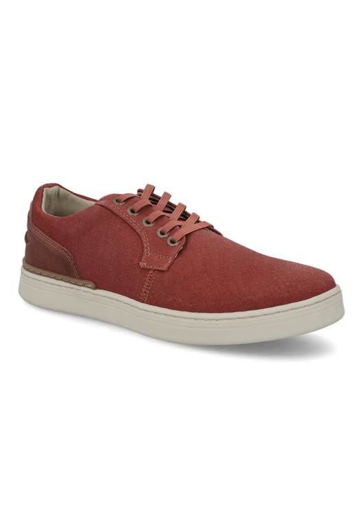Zapatillas Hombre Textil Con Cordones Eslasticados Rojo Binn 0 82 Cardinale Rojo 40