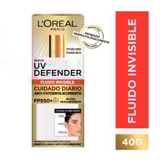 LOREAL PARIS - Bloqueador Solar Facial Uv Defender Loreal F50