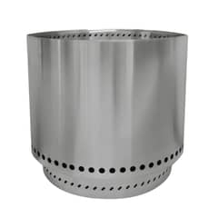 VERKEN - Brasero sin Humo Brann Acero Inoxidable 304 + Acc / 50 cm - Metálico