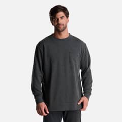 HAKA HONU - Polerón Hombre Peliculyon Melange Negro