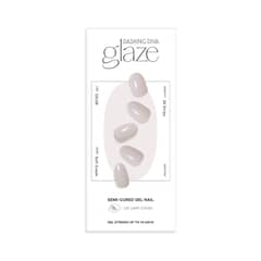 DASHING DIVA - Glaze Semi-Cured Gel Nail: ZMC231N Soft Cream