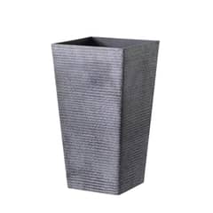 MOBII - Macetero Grande. Simil Piedra. 54x30x30 cm. Gris